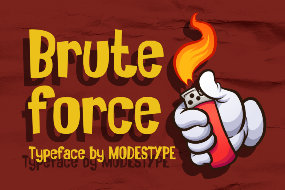 Brute Force Font - Featured Image