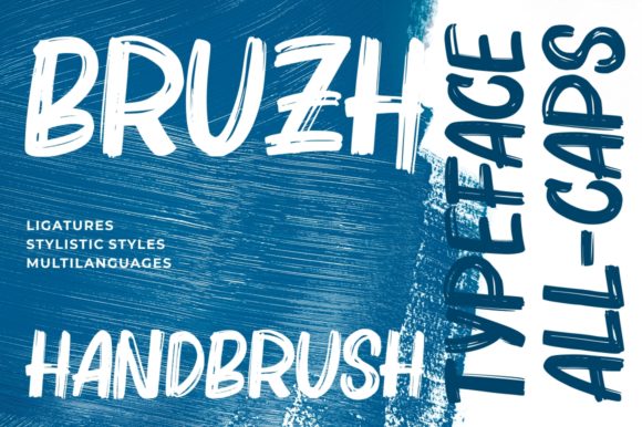 Bruzh Font - Featured Image