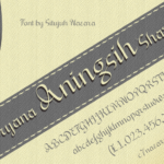 Bryana Aningsih Shara Font - Featured Image