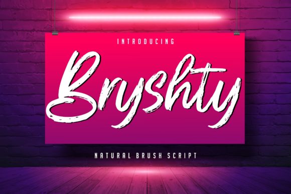 Bryshty Font - Featured Image