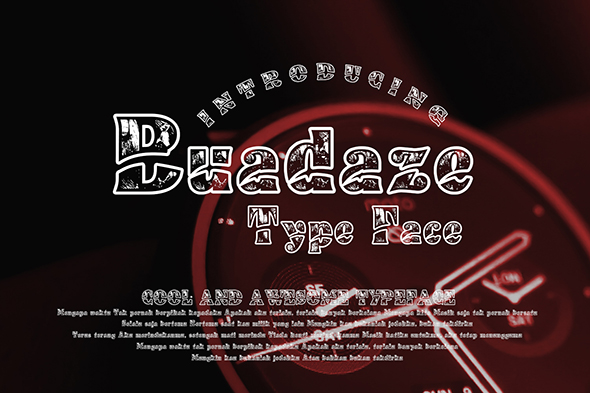 Buadaze Font - Featured Image