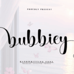 Bubbiey Font - Featured Image