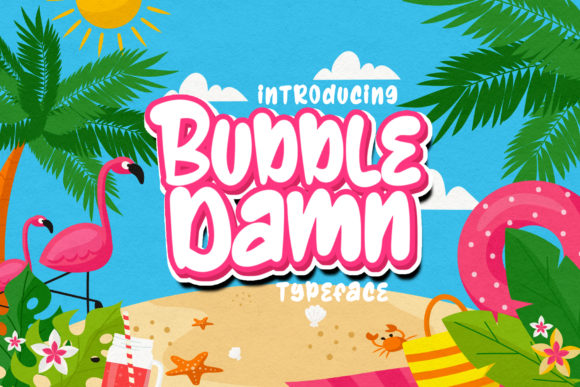 BubbleDamn Font - Featured Image