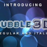 Bubble 3D Font - Featured Image