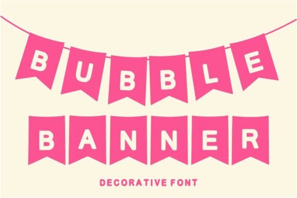 Bubble Banner Font - Featured Image