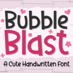 Bubble Blast Font - Featured Image