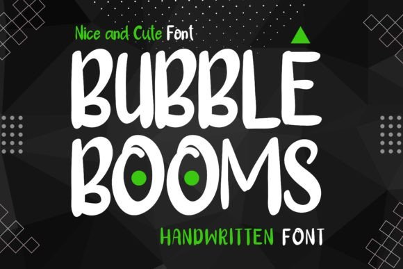 Bubble Booms Font - Featured Image