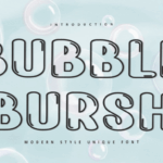 Bubble Bursh Font - Featured Image