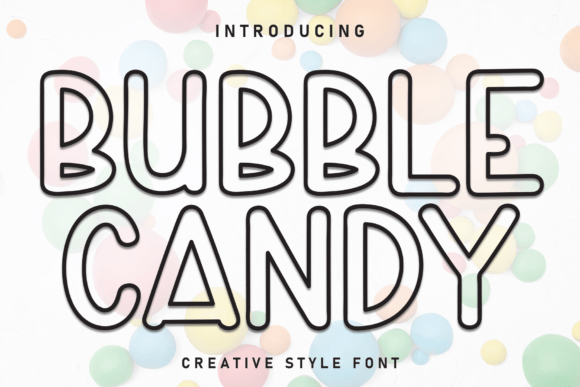 Bubble Candy Font - Featured Image
