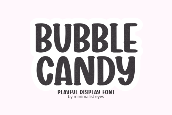 Bubble Candy Font - Featured Image