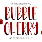 Bubble Cherry Font - Featured Image
