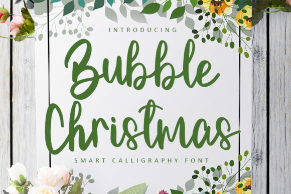 Bubble Christmas Font - Featured Image