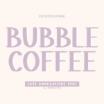 Bubble Coffee Font - Featured Image