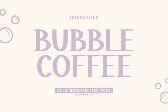 Bubble Coffee Font - Featured Image