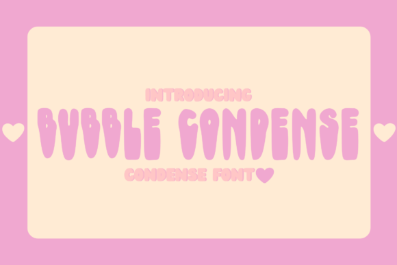 Bubble Condense Font - Featured Image