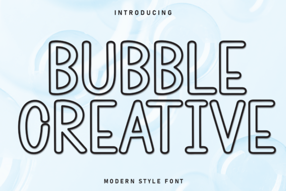 Bubble Creative Font - Featured Image