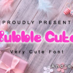 Bubble Cute Font - Featured Image