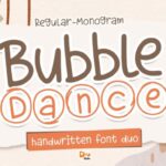 Bubble Dance Font - Featured Image