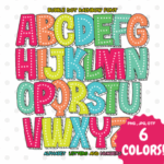 Bubble Dot Rainbow Font - Featured Image