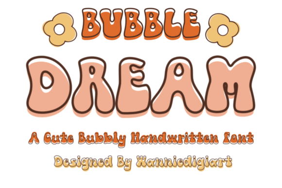 Bubble Dream Font - Featured Image