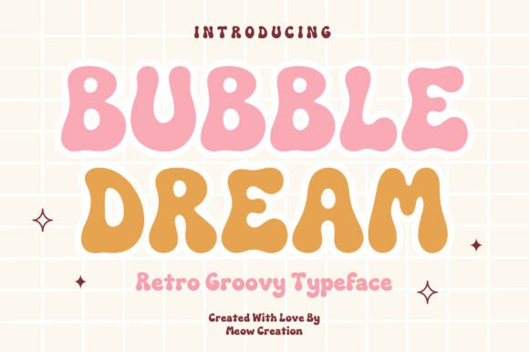 Bubble Dream Font - Featured Image