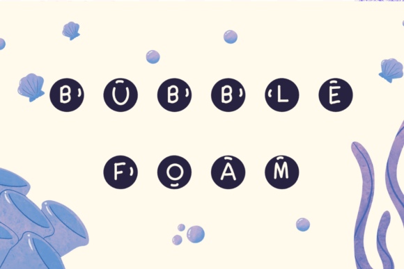 Bubble Foam Font - Featured Image