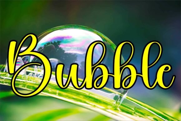 Bubble Font - Featured Image
