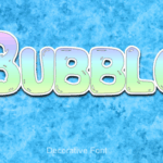 Bubble Font - Featured Image