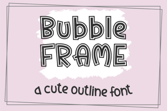 Bubble Frame Font - Featured Image