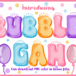 Bubble Gam Font - Featured Image