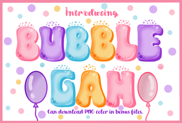 Bubble Gam Font - Featured Image
