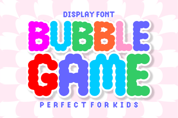 Bubble Game Font - Featured Image