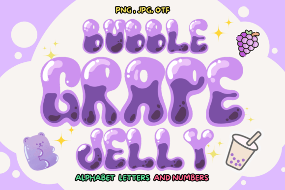 Bubble Grape Jelly Font - Featured Image