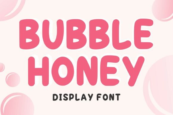 Bubble Honey Font - Featured Image