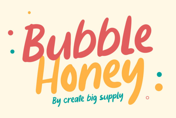 Bubble Honey Font - Featured Image