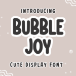 Bubble Joy Font - Featured Image