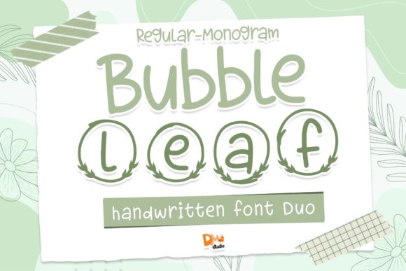 Bubble Leaf Font - Featured Image