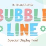 Bubble Line Font - Featured Image