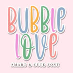 Bubble Love Font - Featured Image