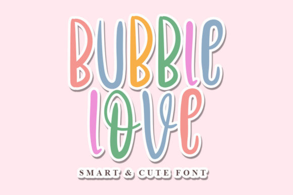 Bubble Love Font - Featured Image