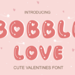 Bubble Love Font - Featured Image