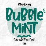 Bubble Mint Font - Featured Image