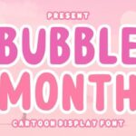 Bubble Month Font - Featured Image