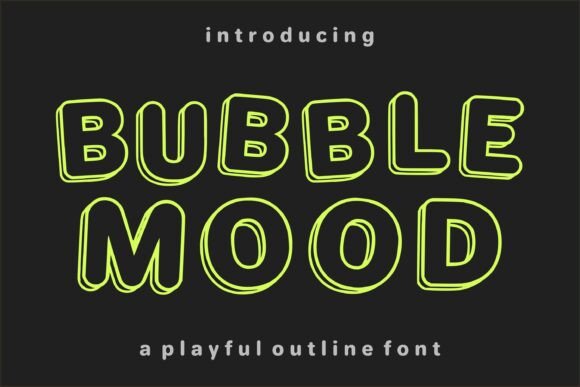 Bubble Mood Font - Featured Image