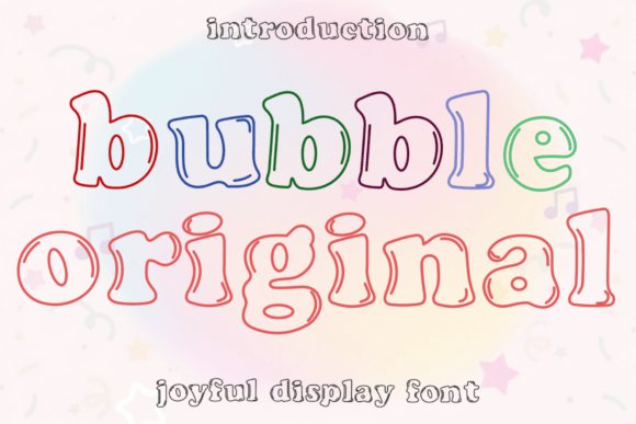 Bubble Original Font - Featured Image