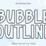 Bubble Outline Font - Featured Image