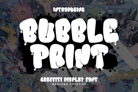 Bubble Paint Font - Featured Image