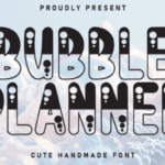 Bubble Planner Font - Featured Image