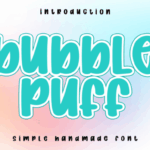 Bubble Puff Font - Featured Image