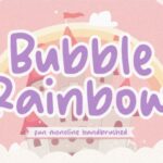 Bubble Rainbow Font - Featured Image